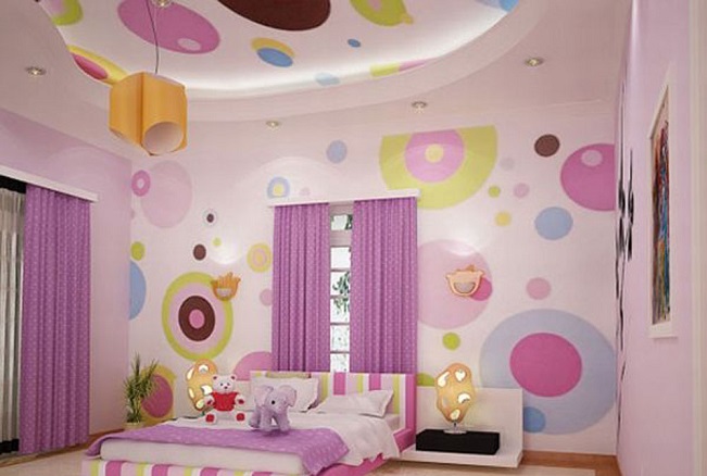 wallpaper pink bedroom