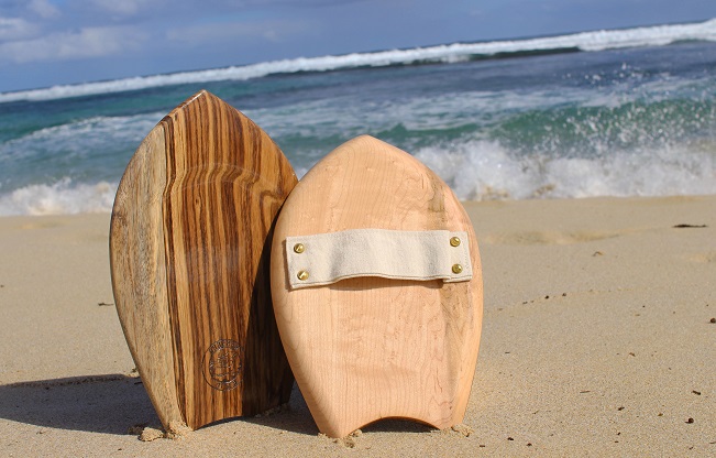 handboard on beach