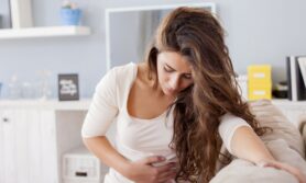 women with stomach pain diarrhea medication