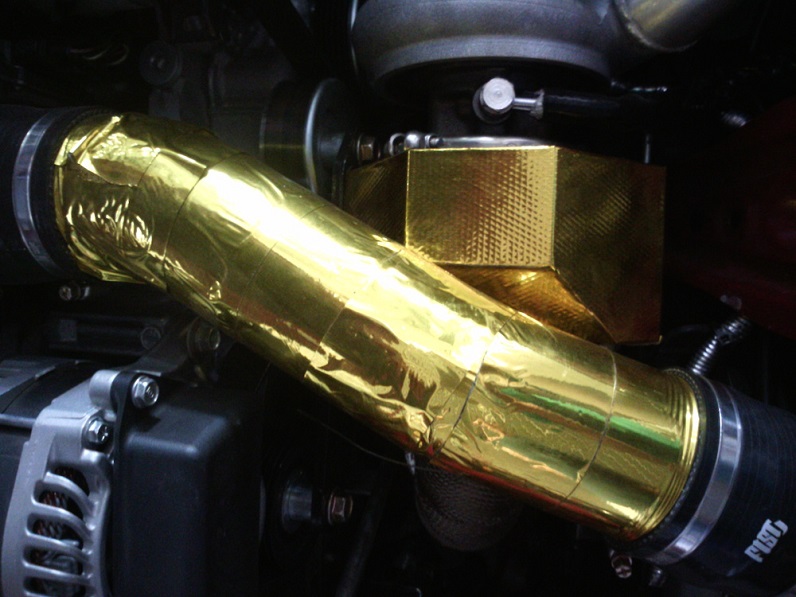 golden heat shield