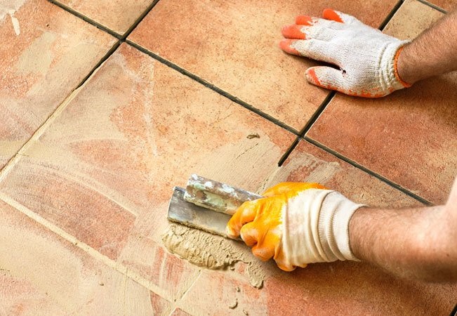 sanded-grout 