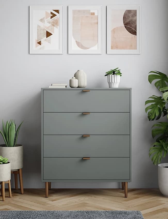 grey chest of drawers 