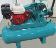 Blue Petrol Compressor
