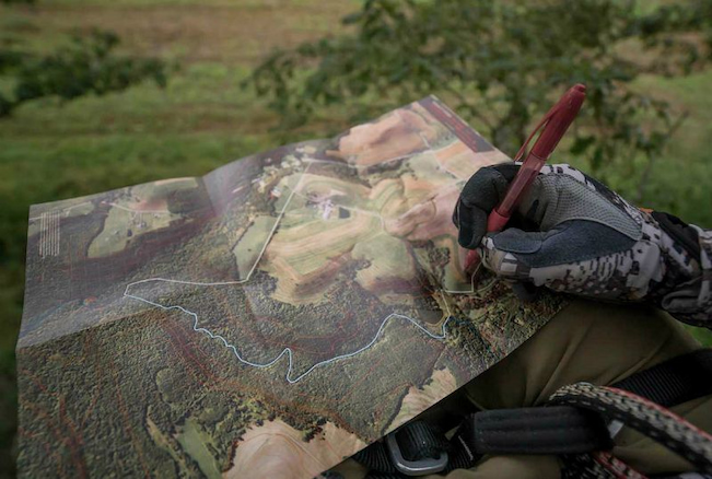 hunting map