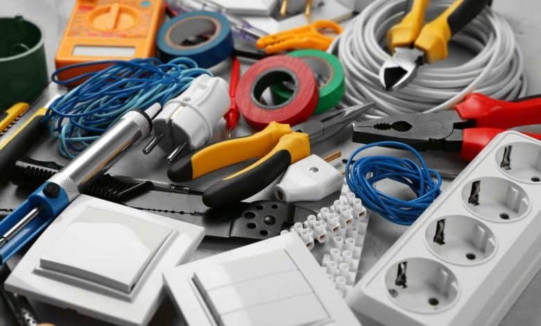 Different kinds of electrical supplies
