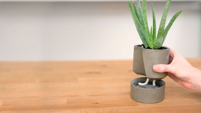 modern planters with self watering system
