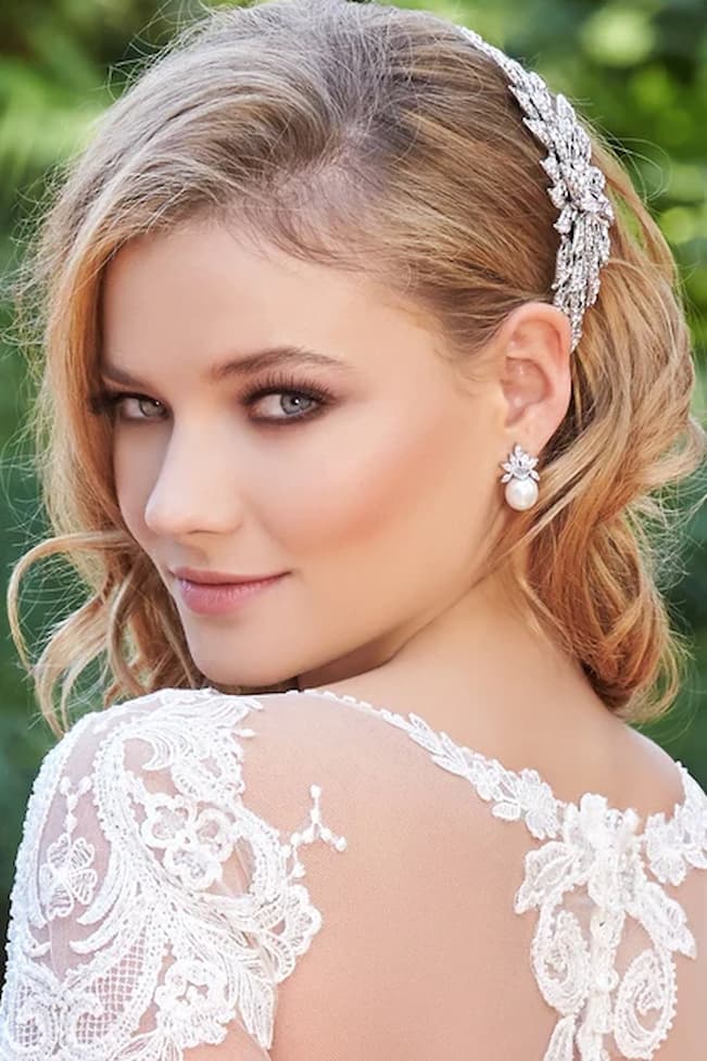 Wedding Earrings with Pearls