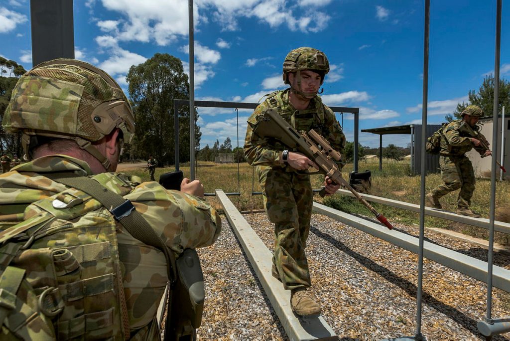 Physical Training of Australian Soldiers