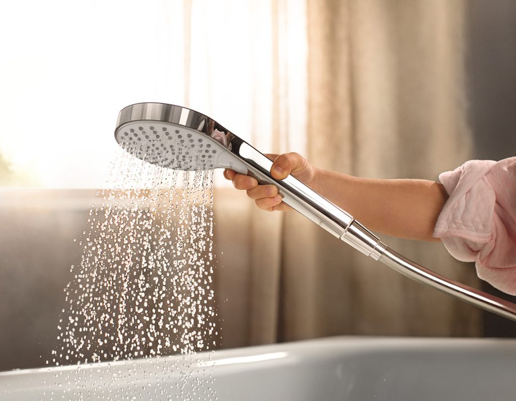 That thing that hangs from the ceiling and sprays water on you while you shower? Amazing, although I wouldn't recommend trying to clean the shower walls with it. This also applies to wall-mounted showerheads. If you can't decide between the two, a diverter between the two is a good middle ground. This will allow you to enjoy the benefits of both the main and handheld showerheads, whether you're just cleaning up or treating yourself to a spa day.