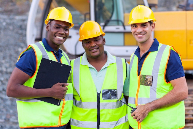 high-visibility workwear