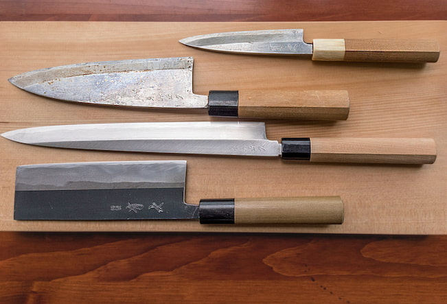 types of japanese knives