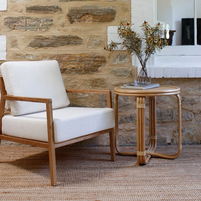 CUBA RATTAN SIDE TABLE