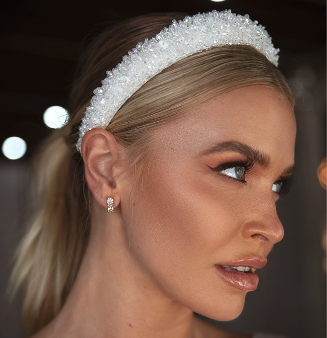 LOLA KNIGHT - MARLENE - CRYSTAL BEADED HEADBAND