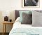 Juno Bedhead with Slipcover King Single Size Grey