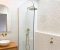 A bathroom shower