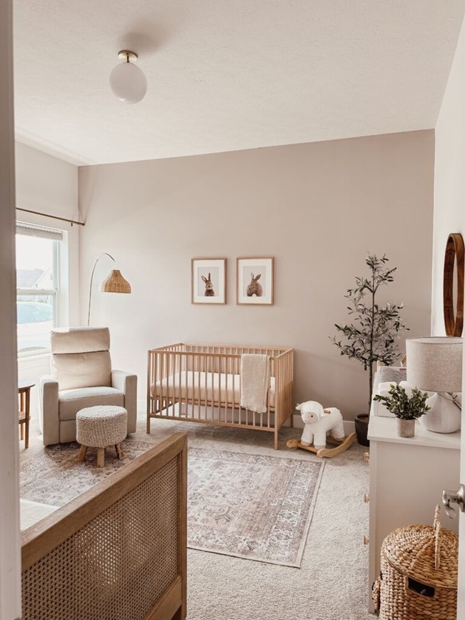 modern nursery bedding and decor