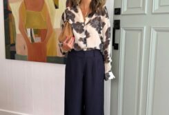 woman wearing pull on pants