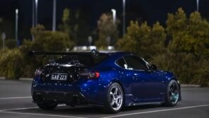 Toyota upgraded with aftermarket parts